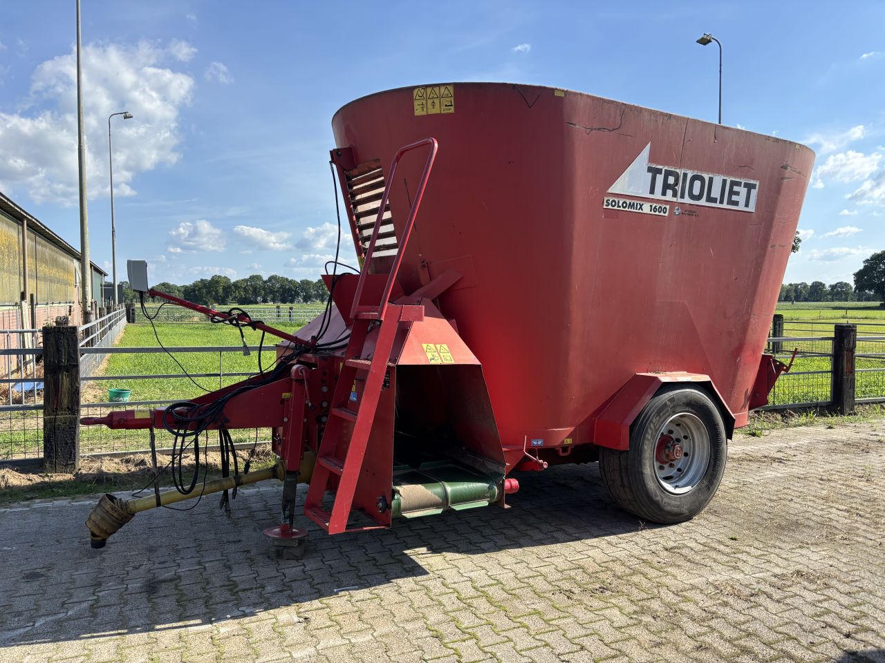 Trioliet solomix 1600 mengwagen 16 m3