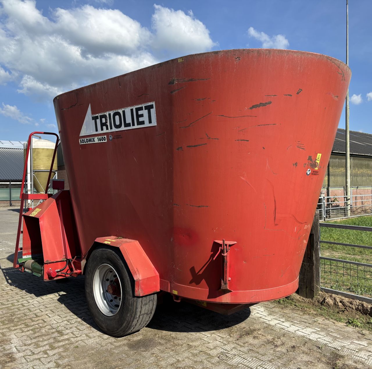 Trioliet solomix 1600 mengwagen 16 m3