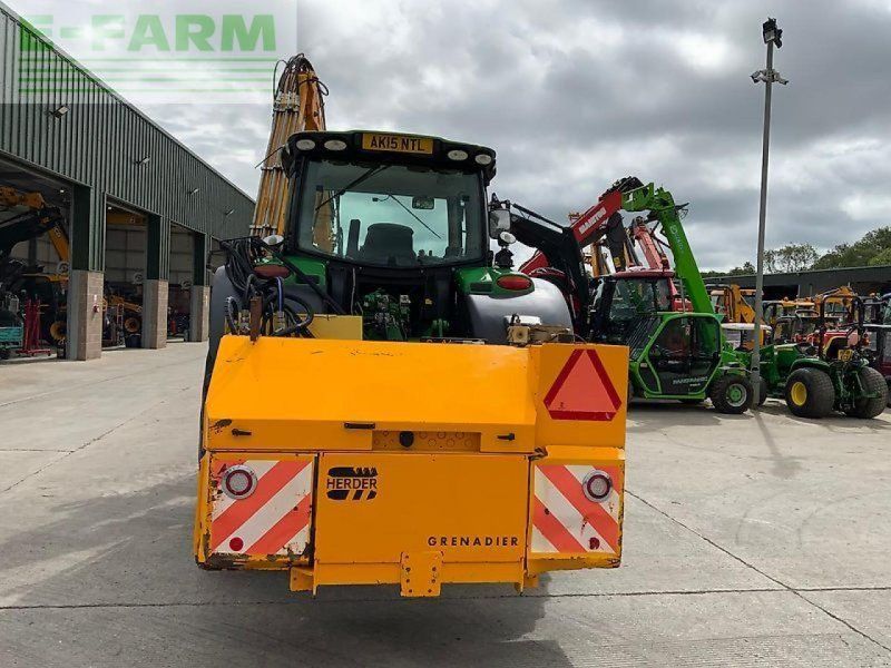 John Deere 6195r c/w herder mounted hedge trimmer (st26503)
