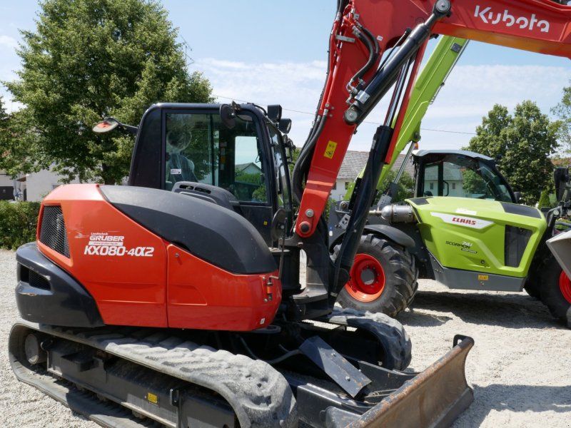 Kubota KX 080-4 8,4t 4,6m Grabtiefe Verstellausleger