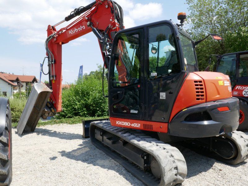 Kubota KX 080-4 8,4t 4,6m Grabtiefe Verstellausleger