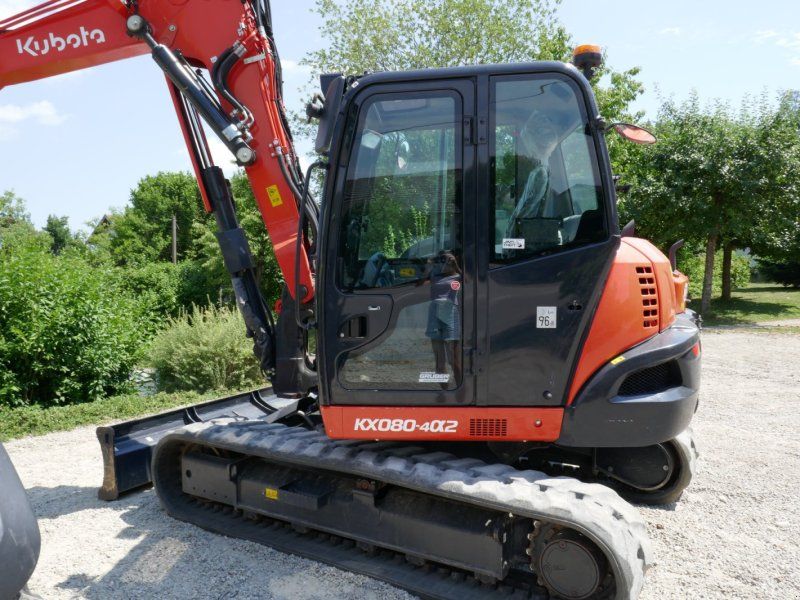 Kubota KX 080-4 8,4t 4,6m Grabtiefe Verstellausleger