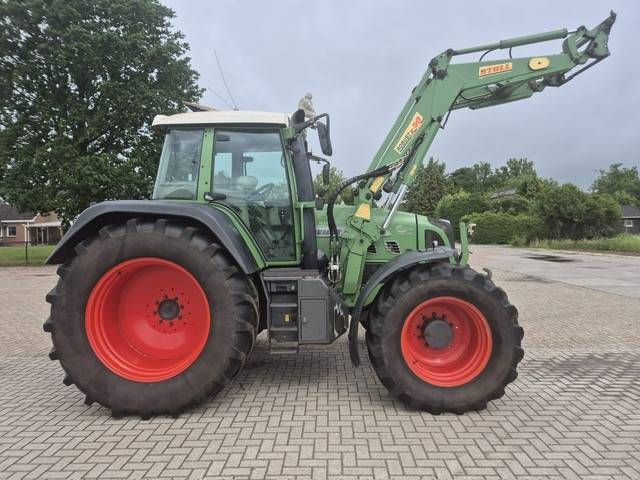 Fendt 714 Vario TMS, voorlader, zeer netjes
