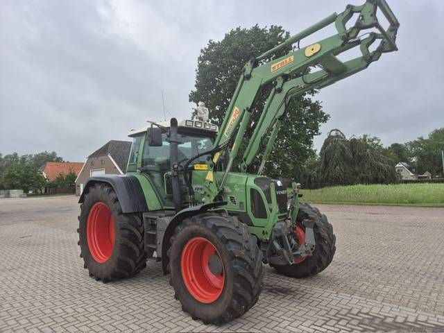 Fendt 714 Vario TMS, voorlader, zeer netjes