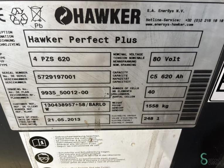 Gabelstapler Elektrisch Hyster E2.5XN 2013