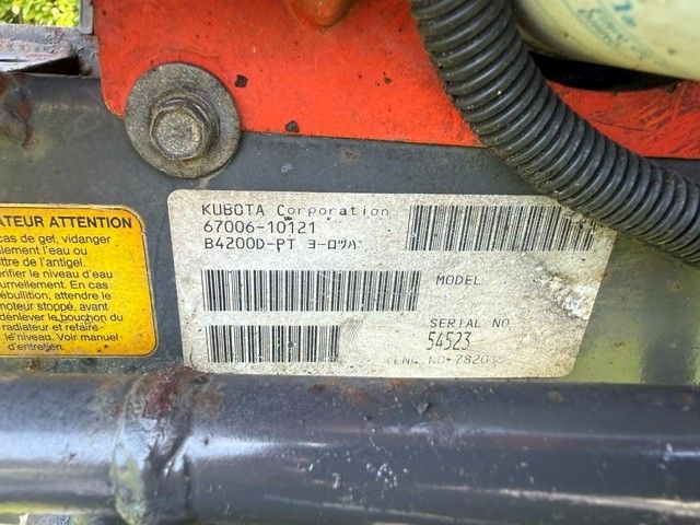 Kubota B4200 4WD