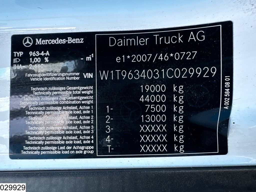 Mercedes Actros 1845 EURO 6d