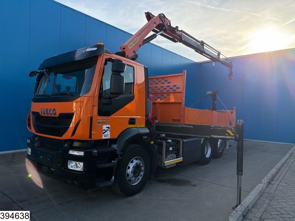 Iveco 260S33 EURO 6, CNG, Palfinger, Retarder, PTO
