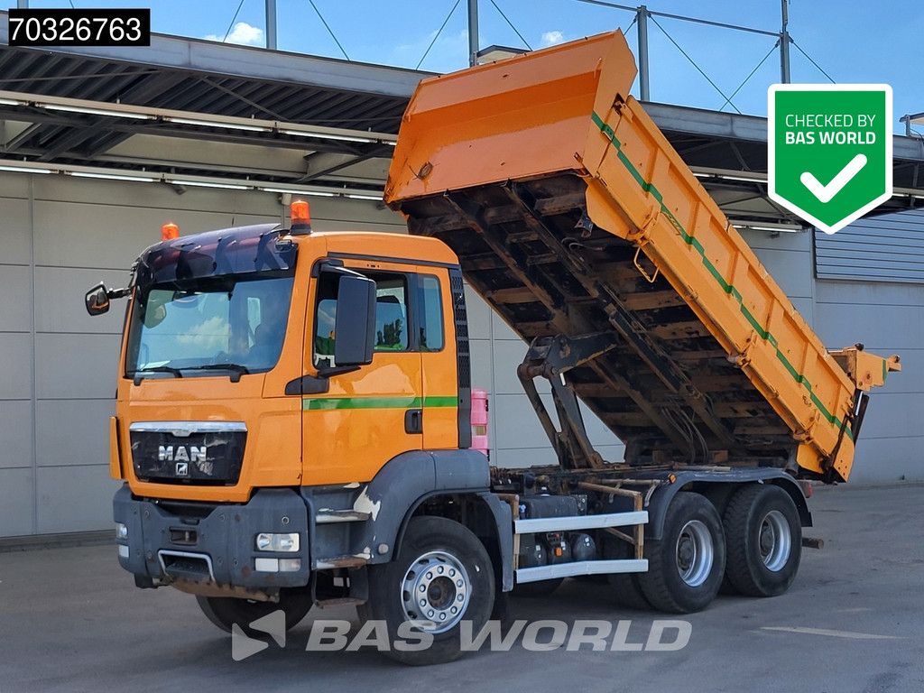 MAN TGS 33.400 6X4 10m3 2-way tipper Steel suspension Big-axle Automatic Retarder Euro 5