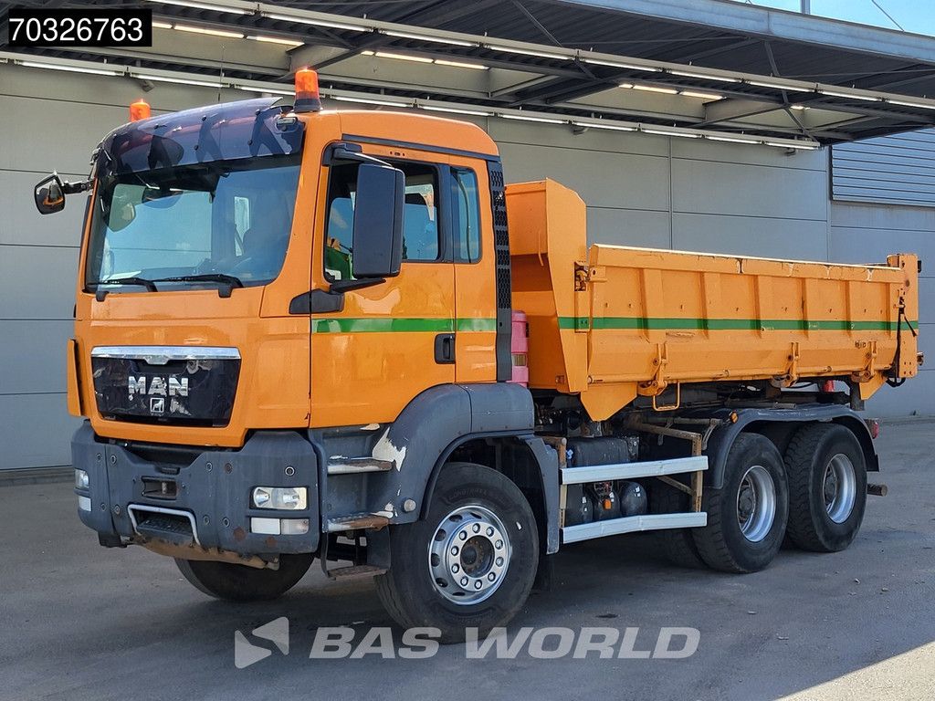 MAN TGS 33.400 6X4 10m3 2-way tipper Steel suspension Big-axle Automatic Retarder Euro 5