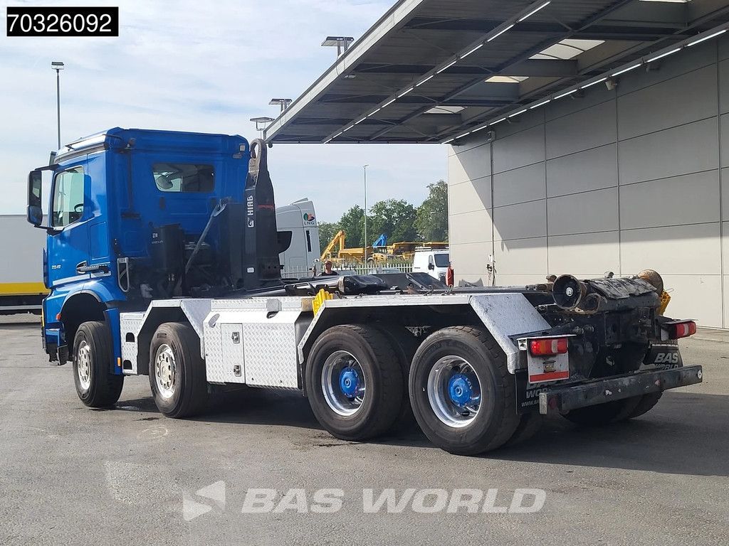 Mercedes Arocs 3245 8X4 HIAB XR26Z56 containersystem Steel Suspension Big-Axle Retarder Euro 6