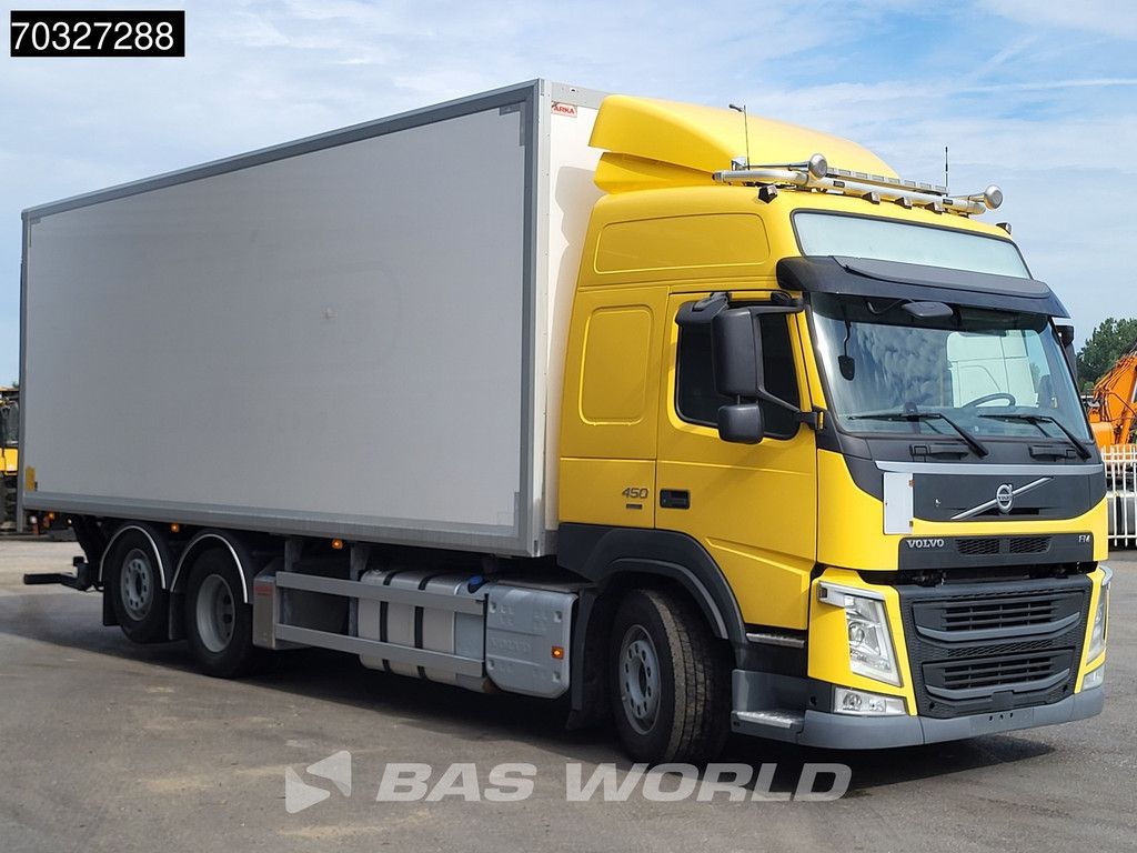 Volvo FM FM 450 6X2 7,63m Box Retarder Full Air 2t Tailgate Lift Axle