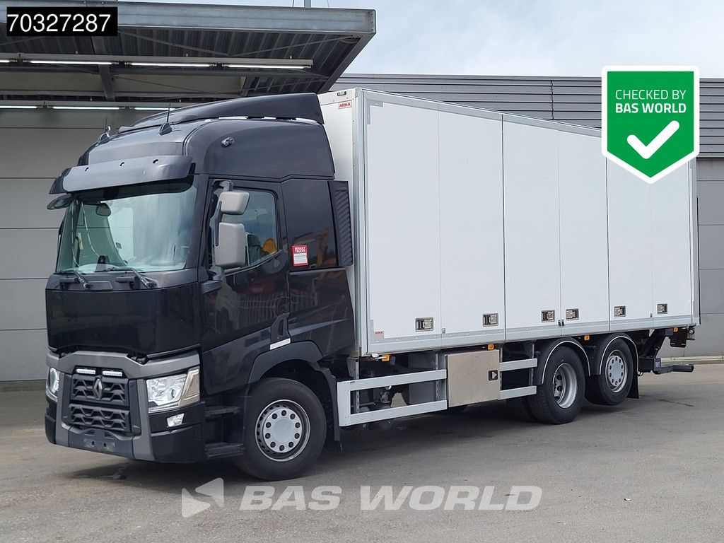Renault T T 380 6X2 7,67m Box Full Air Lift+Steering Axle 2t Tailgate Euro 6