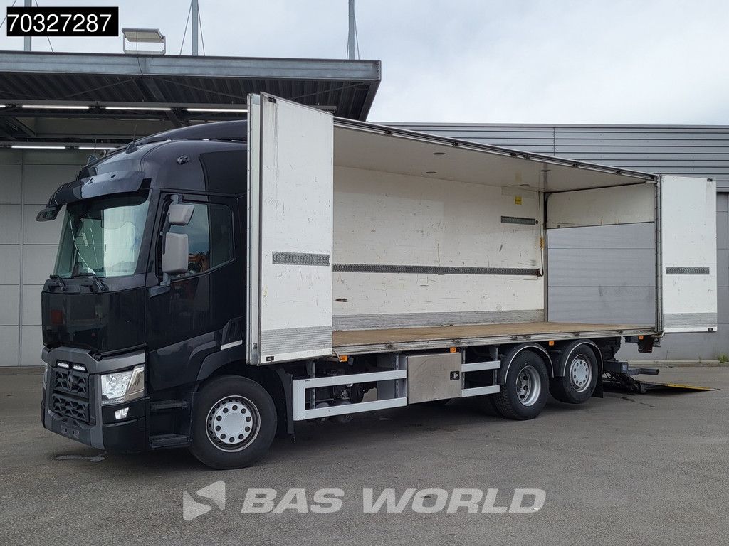 Renault T T 380 6X2 7,67m Box Full Air Lift+Steering Axle 2t Tailgate Euro 6