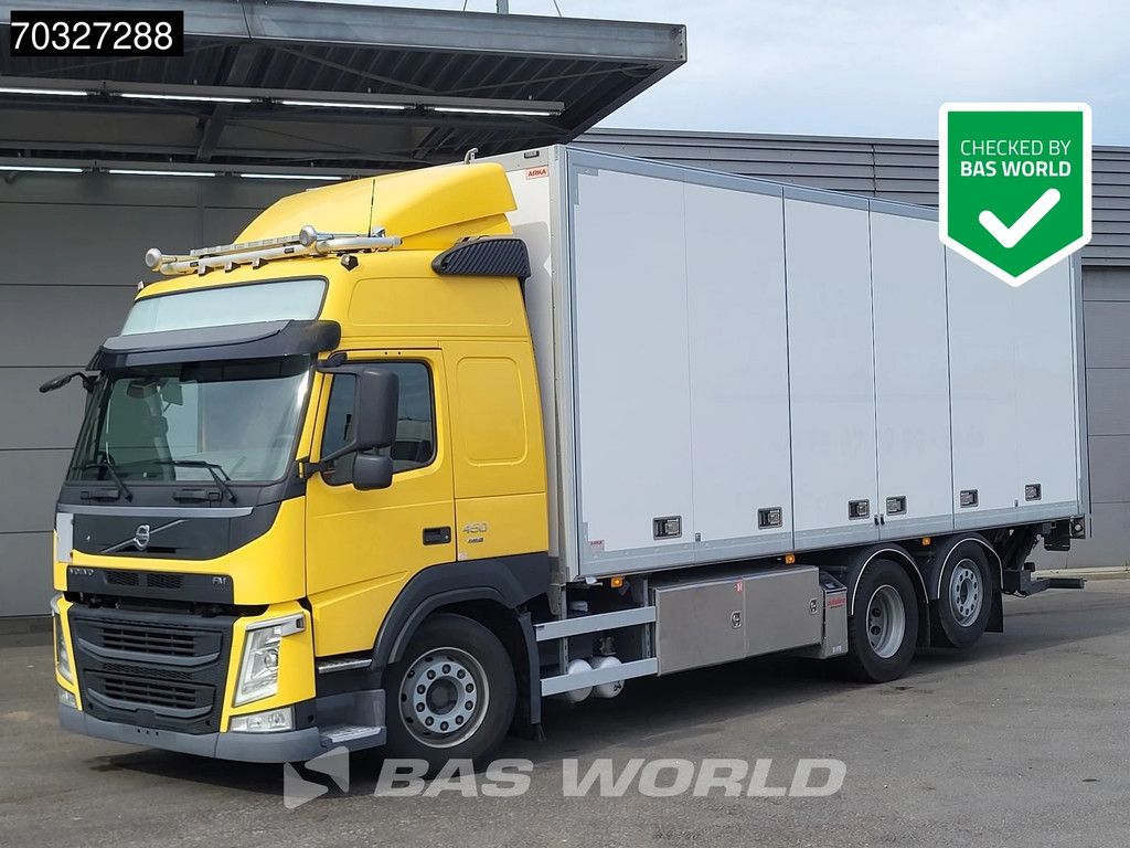Volvo FM FM 450 6X2 7,63m Box Retarder Full Air 2t Tailgate Lift Axle