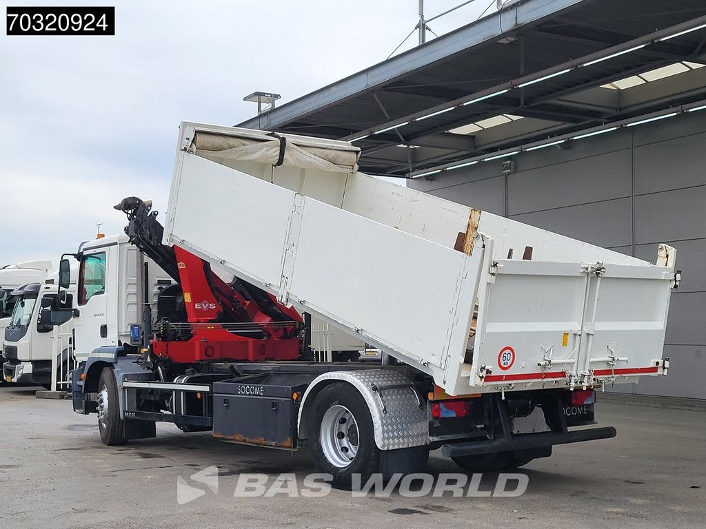 MAN TGM TGM 18.290 4X2 HMF 1320 K4 Remote Crane Tipper Full Steel Euro 6