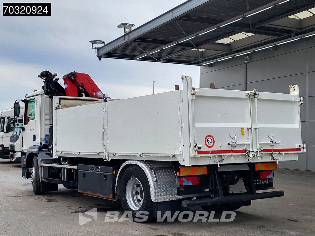 MAN TGM TGM 18.290 4X2 HMF 1320 K4 Remote Crane Tipper Full Steel Euro 6