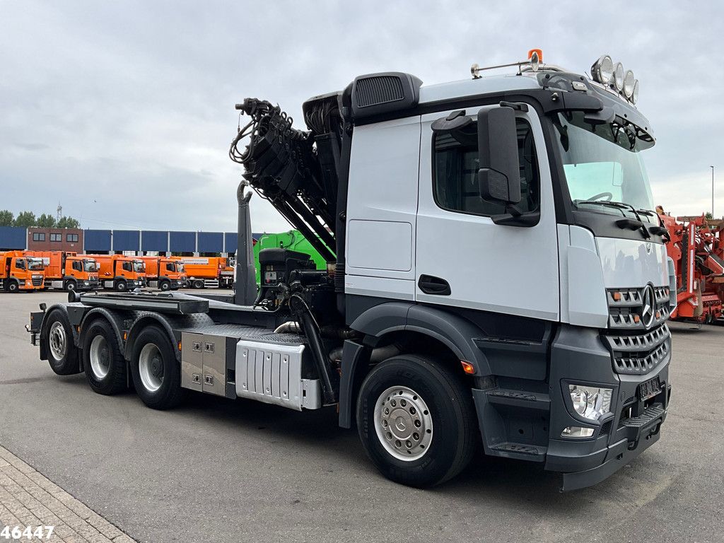 Mercedes-Benz Arocs 3251 8x4 Euro 6 HIab 28 Tonmeter laadkraan
