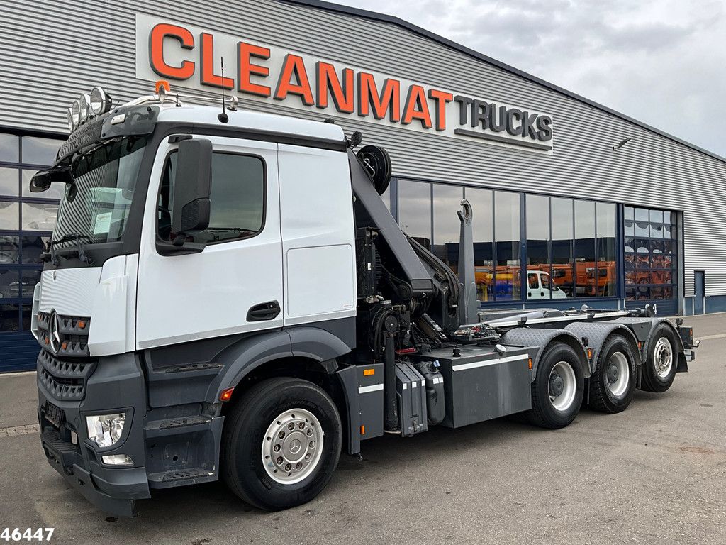 Mercedes-Benz Arocs 3251 8x4 Euro 6 HIab 28 Tonmeter laadkraan