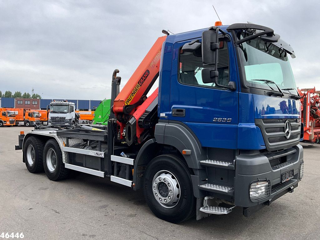 Mercedes-Benz Axor 2636 Manual Steel suspension 6x4 Palfinger 17 Tonmeter laadkraan