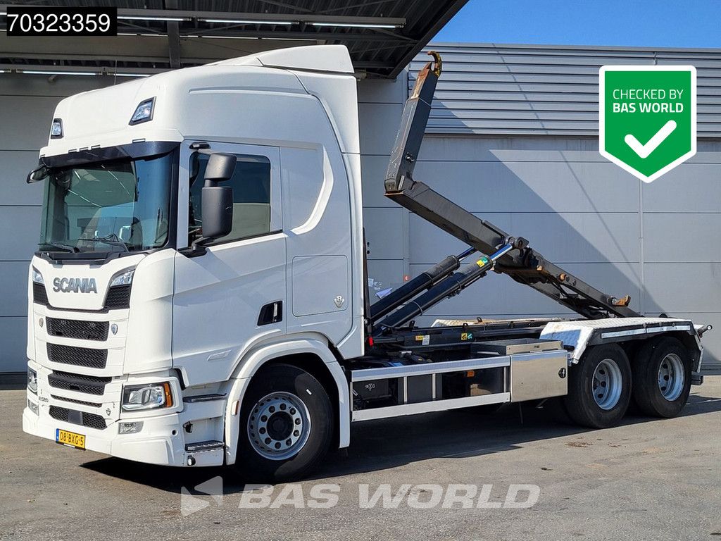 Scania R R580 6X2 NL-Truck JOAB L20-5750 containersystem Lift-axle Retarder Euro 6