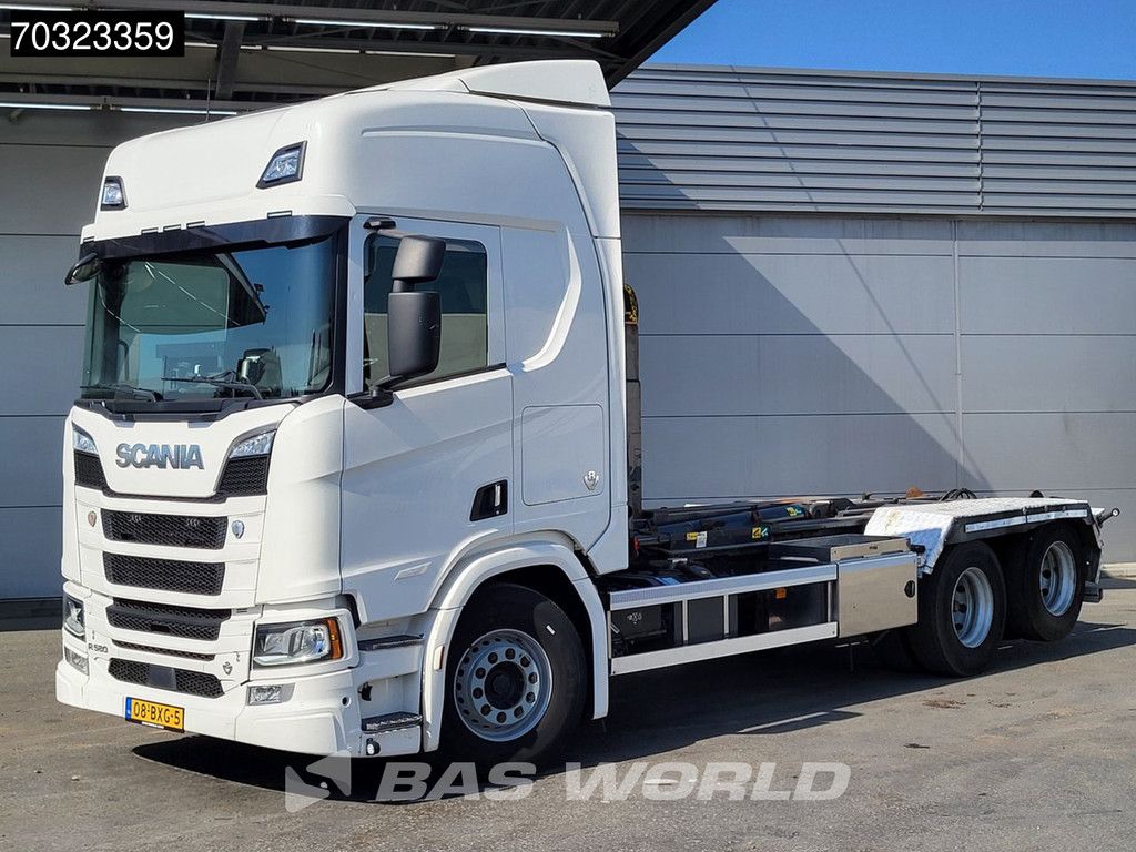 Scania R R580 6X2 NL-Truck JOAB L20-5750 containersystem Lift-axle Retarder Euro 6