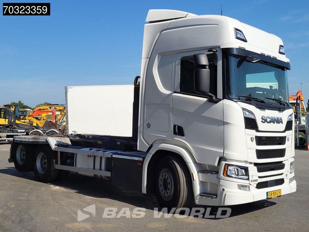 Scania R R580 6X2 NL-Truck JOAB L20-5750 containersystem Lift-axle Retarder Euro 6