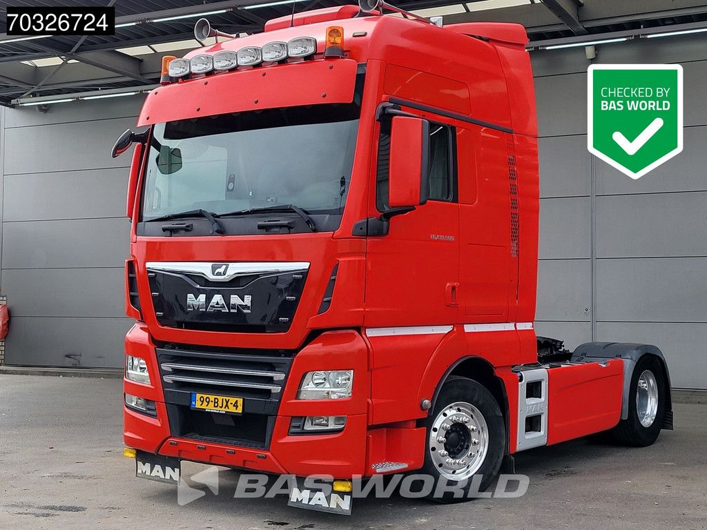 MAN TGX 18.500 4X2 NL-Truck Retarder 2x Tanks Hydraulik Standklima ACC Leder Alcoa's