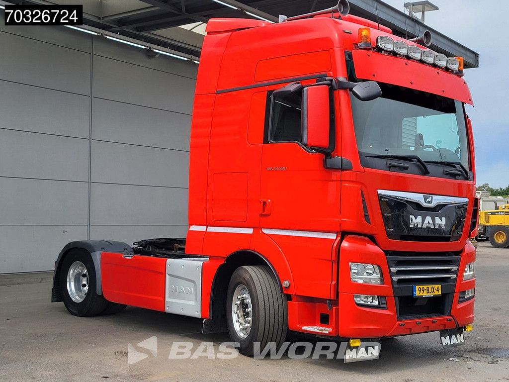 MAN TGX 18.500 4X2 NL-Truck Retarder 2x Tanks Hydraulik Standklima ACC Leder Alcoa's