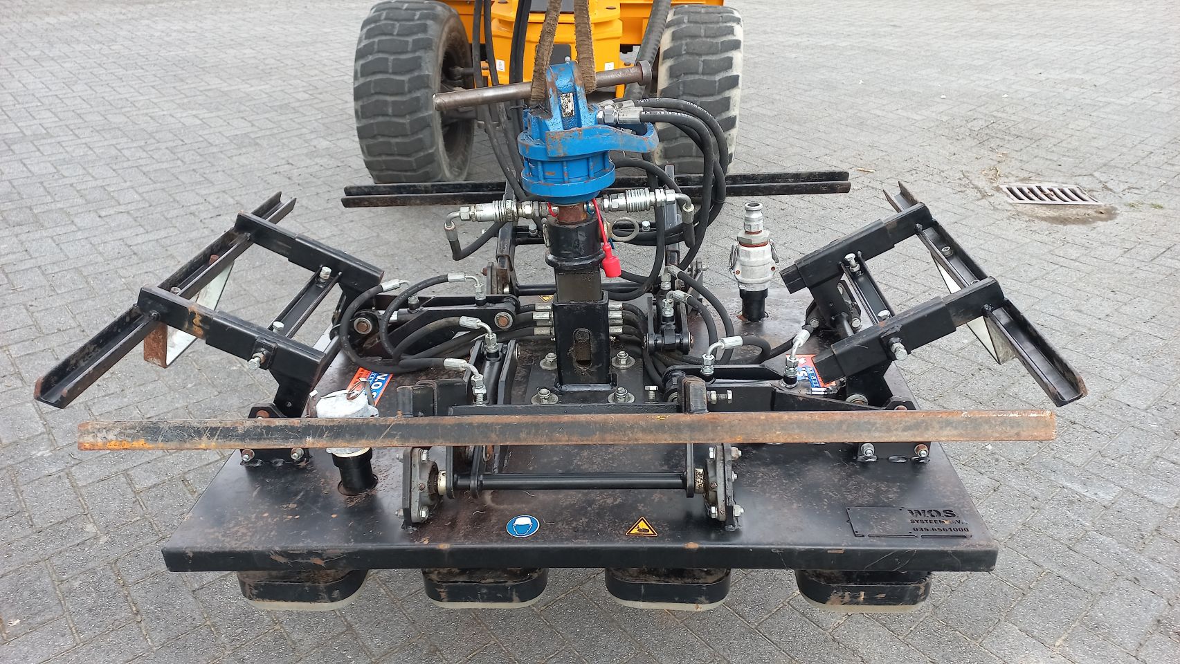 W.O.S 100m3 Vacuumunit en tegel aanzuigplaat
