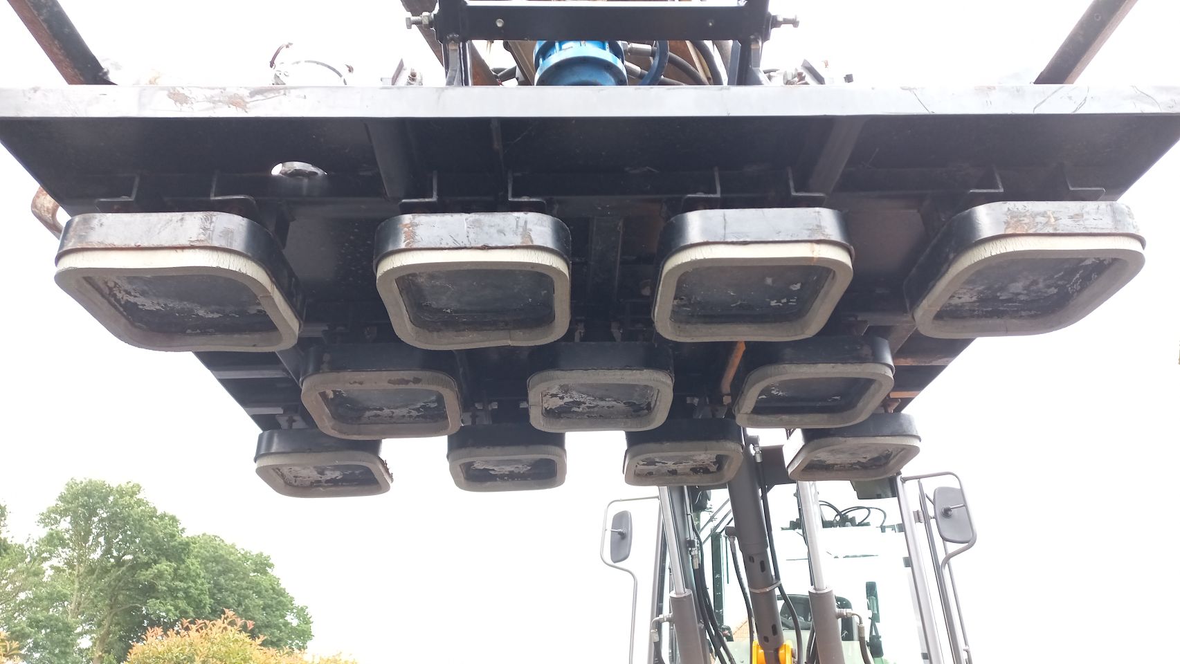 W.O.S 100m3 Vacuumunit en tegel aanzuigplaat