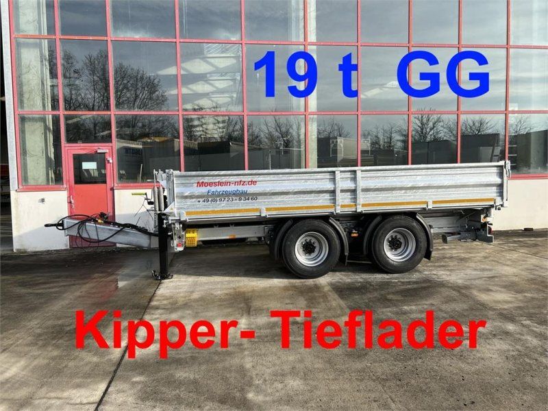 Möslein TTD 19 B 19 t Tandemkipper- Tieflader, Breitberei