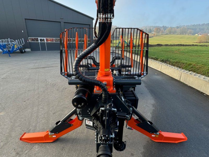 MTM 17T 17to 9,80m Kran Forwarder Rungen Druckluft Dpelrohrrahmen