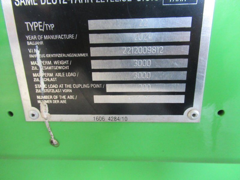 Deutz-Fahr Schneidwerk-Transportwagen