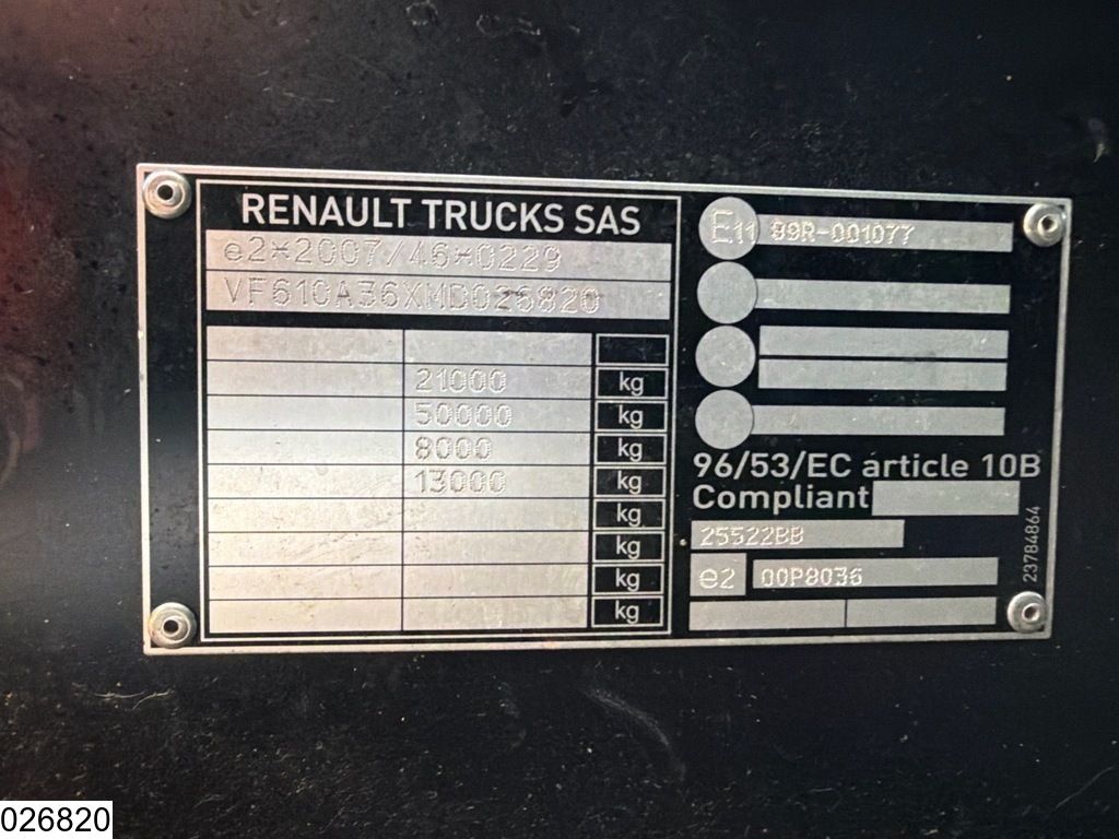 Renault T 480 EURO 6d, Standairco