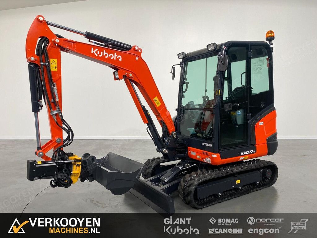 2026 Kubota KX027-4 Hi Spec + Engcon EC204-CW05 ADV1047