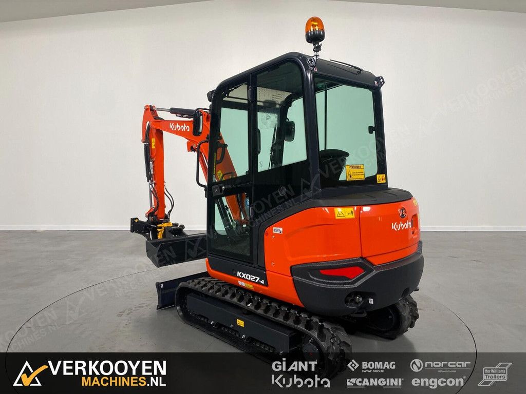 2026 Kubota KX027-4 Hi Spec + Engcon EC204-CW05 ADV1047