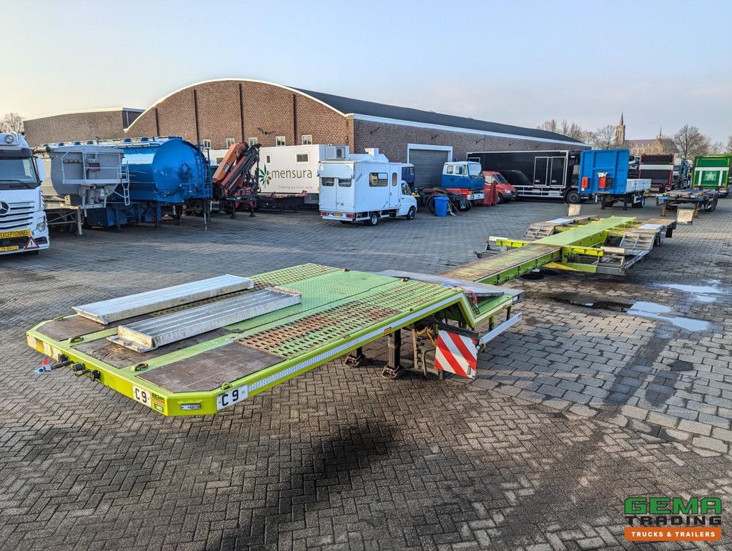 RECKER SAHN TIEFLADER SPEZIAL LowLoader - 3-Steering Axles - Remote Control - Extendable - HydraulicWidenable - Wheel Arch