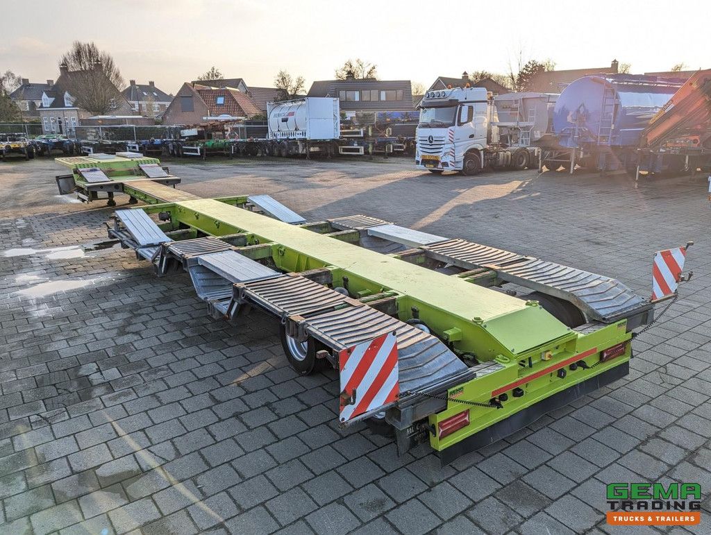RECKER SAHN TIEFLADER SPEZIAL LowLoader - 3-Steering Axles - Remote Control - Extendable - HydraulicWidenable - Wheel Arch
