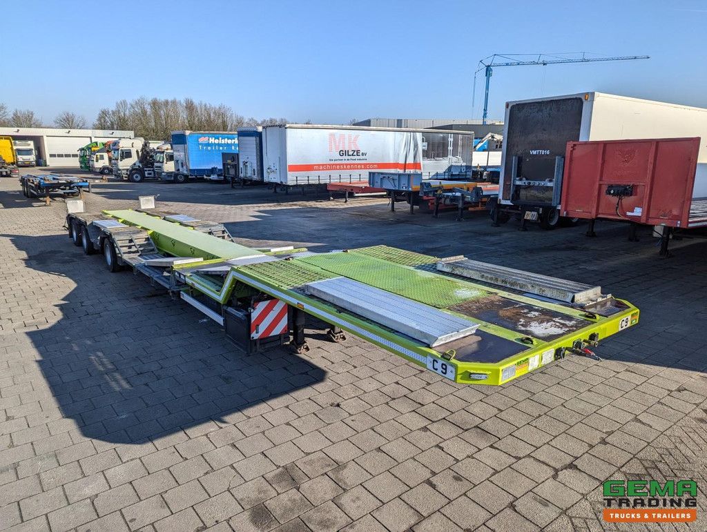 RECKER SAHN TIEFLADER SPEZIAL LowLoader - 3-Steering Axles - Remote Control - Extendable - HydraulicWidenable - Wheel Arch