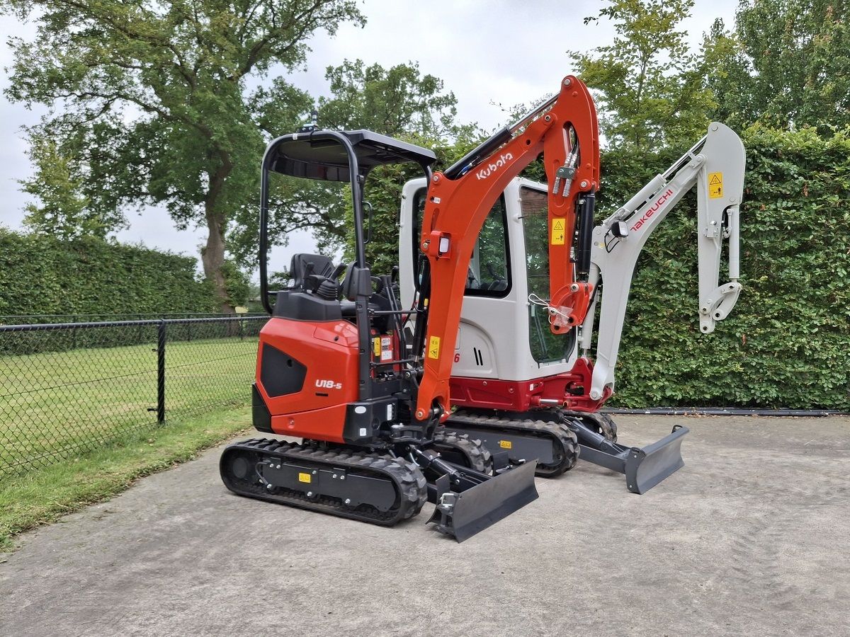 Takeuchi TB216, minigraver, minikraan, BJ2025, 2 stuks, Nieuw!