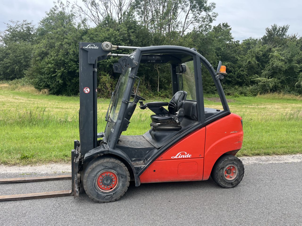 Linde H30D Diesel heftruck triplo sideshift