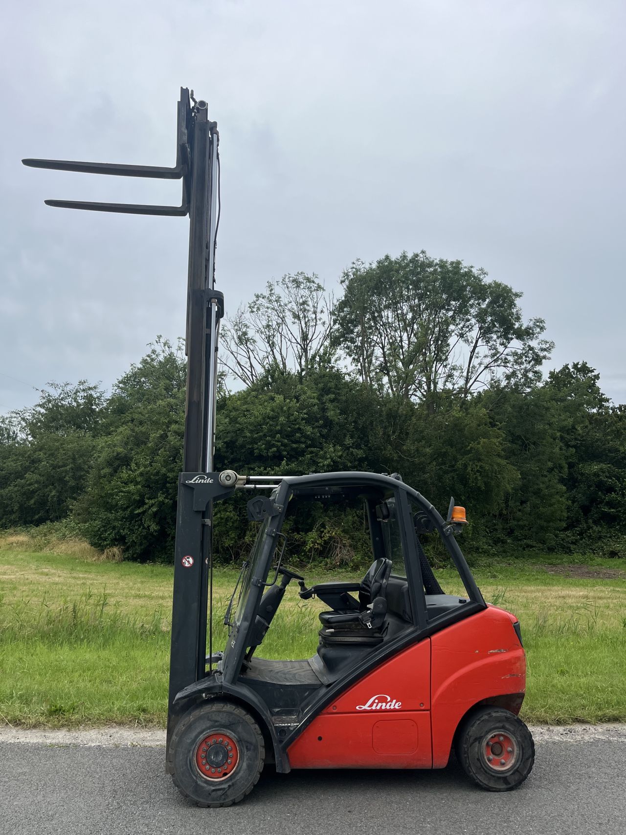 Linde H30D Diesel heftruck triplo sideshift
