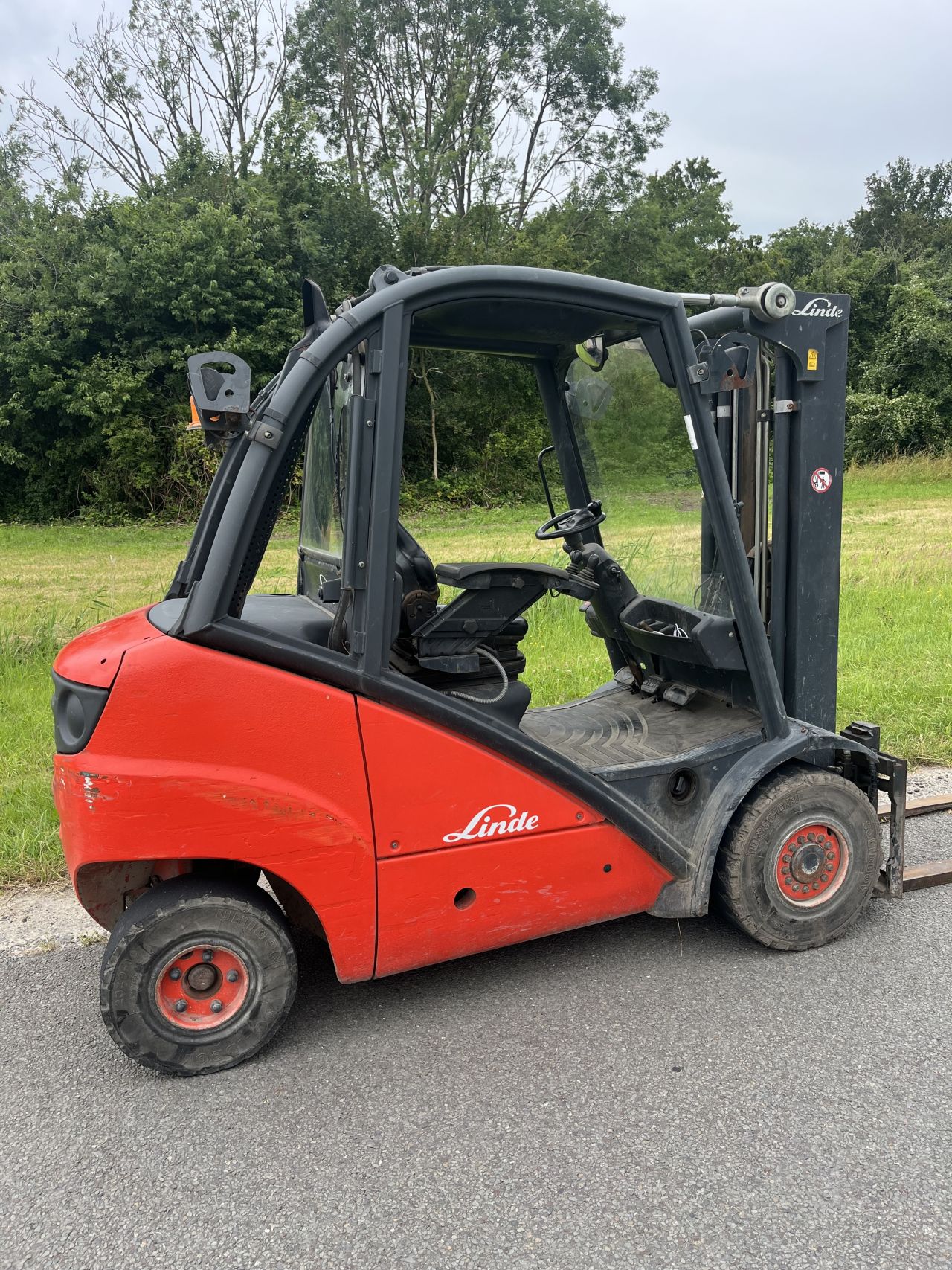Linde H30D Diesel heftruck triplo sideshift