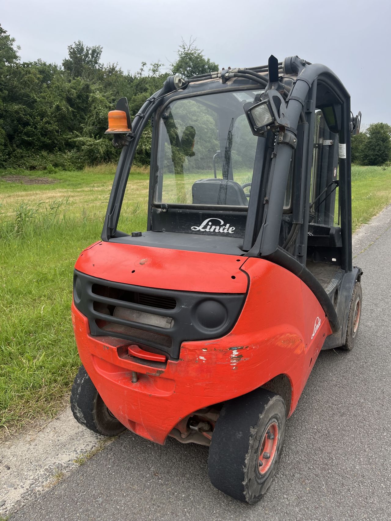 Linde H30D Diesel heftruck triplo sideshift