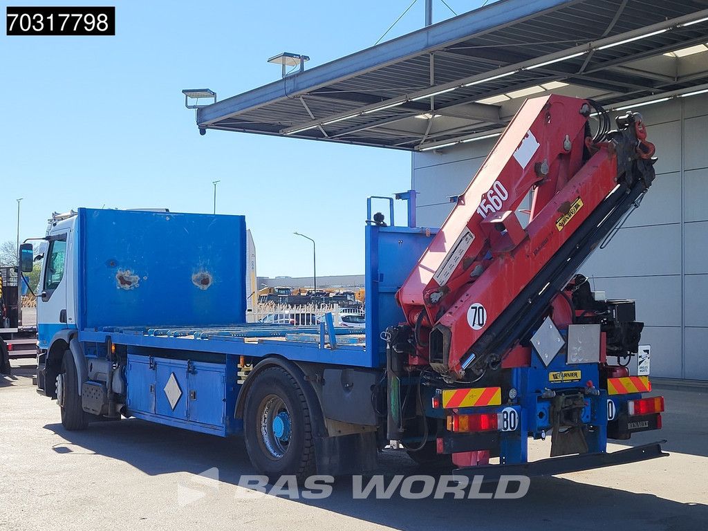 Renault Premium 370 4X2 HMF 1560 K4 Kran Crane Manual ADR Big-Axle Steelsuspension Euro 3