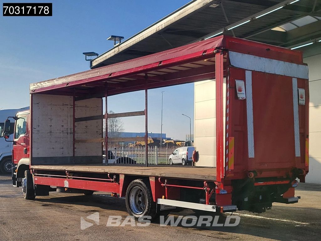MAN TGM 15.250 4X2 16tonner Curtainsides 2500kg Ladebordwand Automatic Euro 5