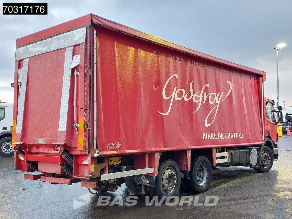 Scania P280 6X2 2500kg Ladebordwand Hydraulic Curtains Full Air Lift+steering axle Euro 5