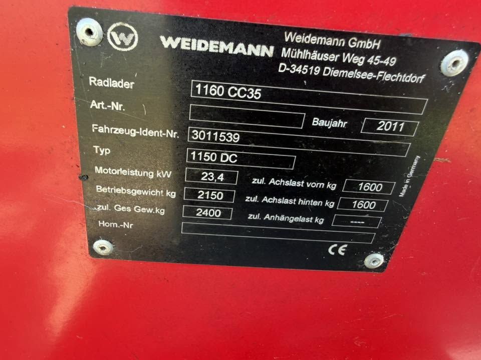 Weidemann 1160 CC 35