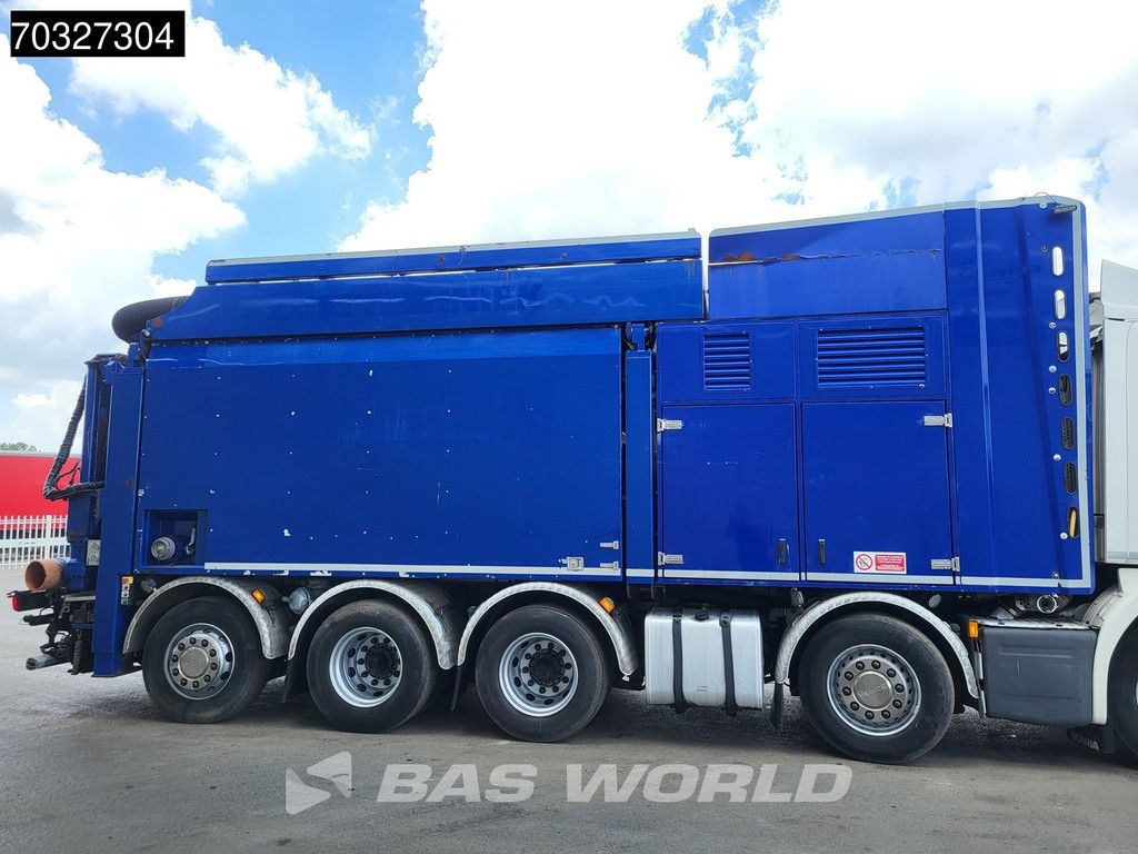 Scania G G490 10X4 NL-truck LONGO Suction excavator Saugbagger Turbine Hydraulic arm Euro 6